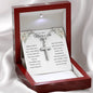 To Best Mother In Law From Her | When I Fell In Love |  Stainless Steel Cross Necklace