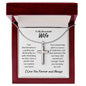 To My Remarkable Wife | Your Determination | Stainless Cross Necklace