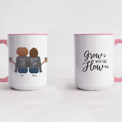 Best Friends Forever | Besties| Soul Sisters | Big Little Sisters Custom Mug 15oz