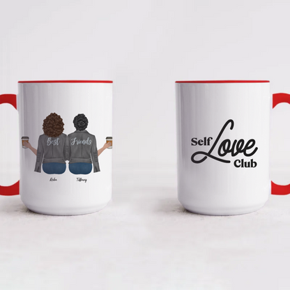 Best Friends Forever | Besties| Soul Sisters | Big Little Sisters Custom Mug 15oz