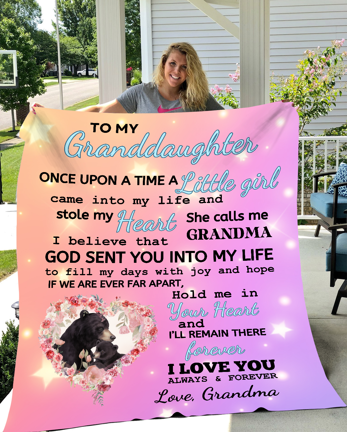 Custom Little Girl Stole My Heart Velveteen Blanket