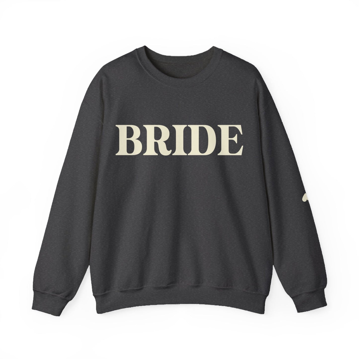 Personalized Bride With Initials Crewneck Sweatshirt