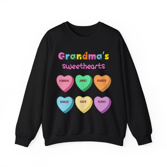 Custom Grandma's Sweethearts Sweatshirt